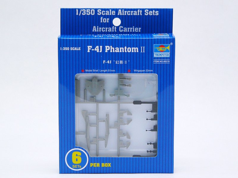 1/350 F4J Phantom II Aircraft Set for USS Nimitz (6/Bx)