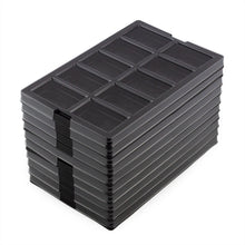 Black Half Counter Tray With Clear Top (Pack Of 10)