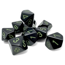 d10clamshell Opaque Black with green (10)