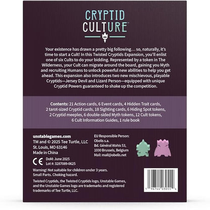 Twisted Cryptids: Cryptid Culture Expansion