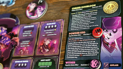 Dice Throne Season Two: Artificer Vs Cursed Pirate - Cats In Hat Inc.