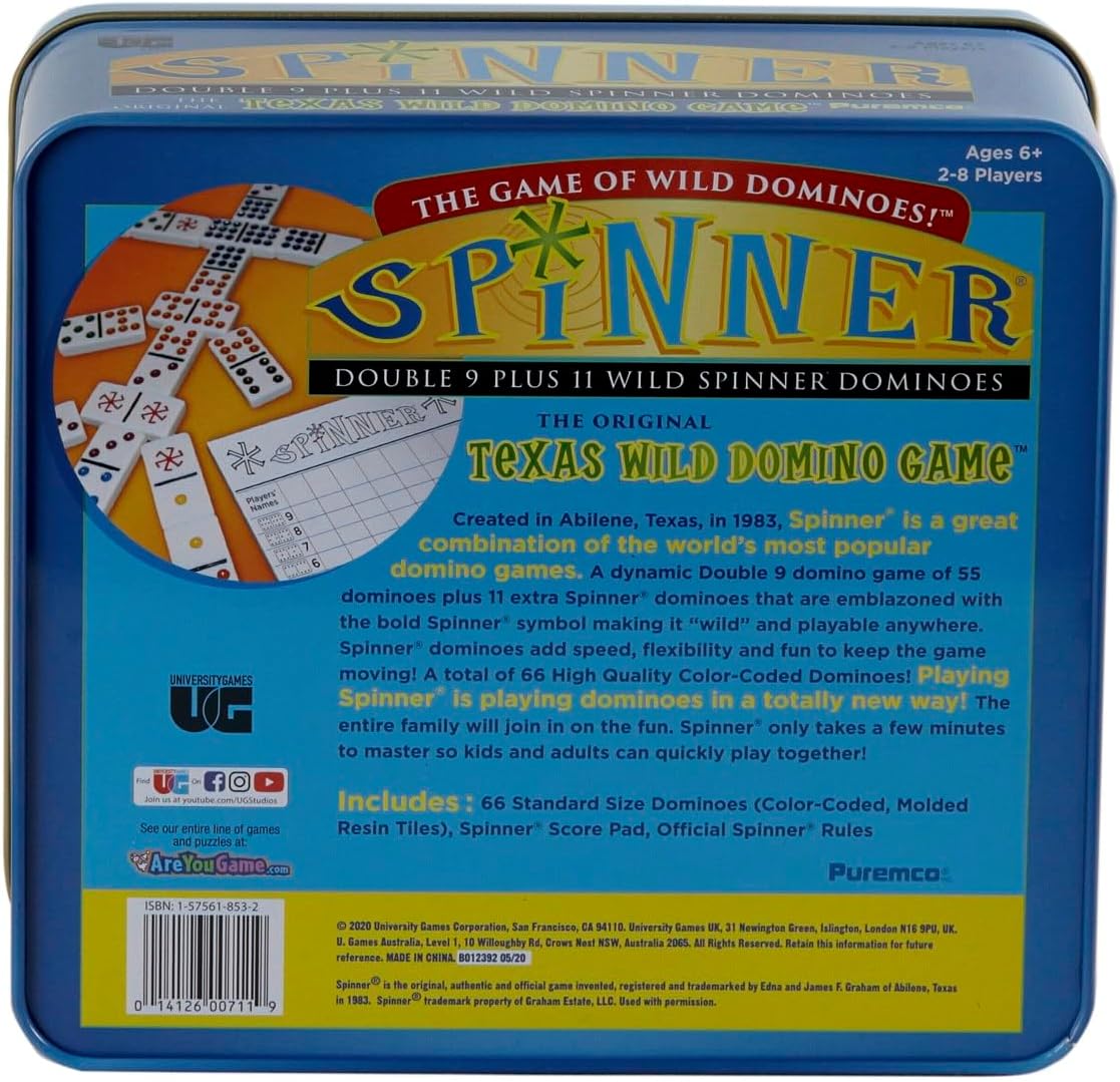 Dominoes: Spinner Double 9