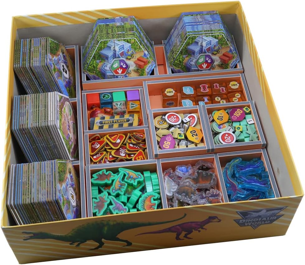 Box Insert: Color: Dinosaur World