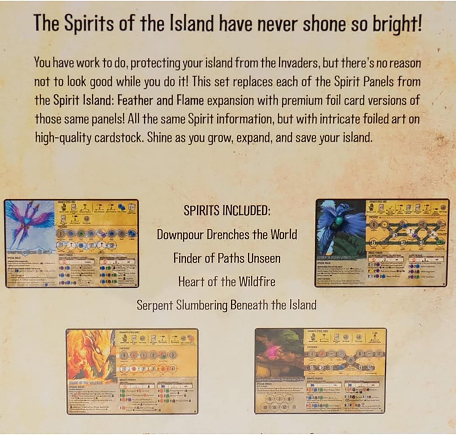 Spirit Island: Feather & Flame: Foil Panels