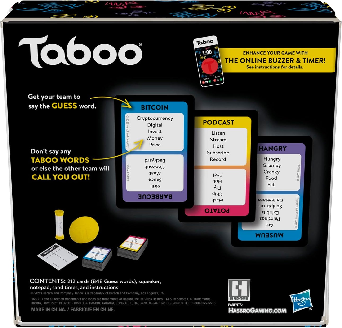 Taboo Refresh - Cats In Hat Inc.