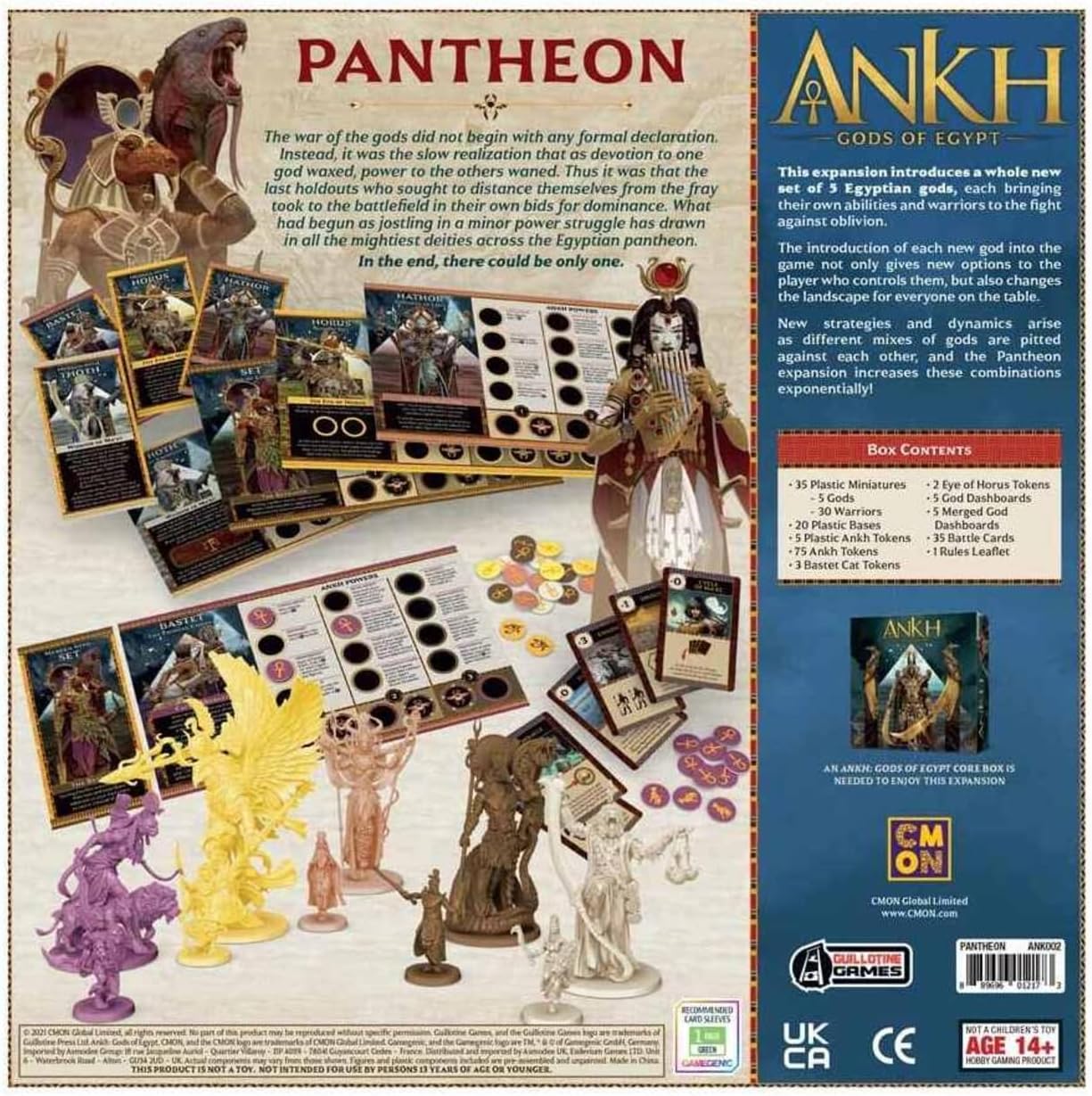 Ankh: Gods Of Egypt Pantheon Expansion - Cats In Hat Inc.