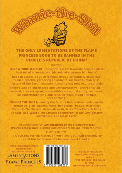 Lamentations Of The Flame Princess: Adventure: Winnie-The-Shit