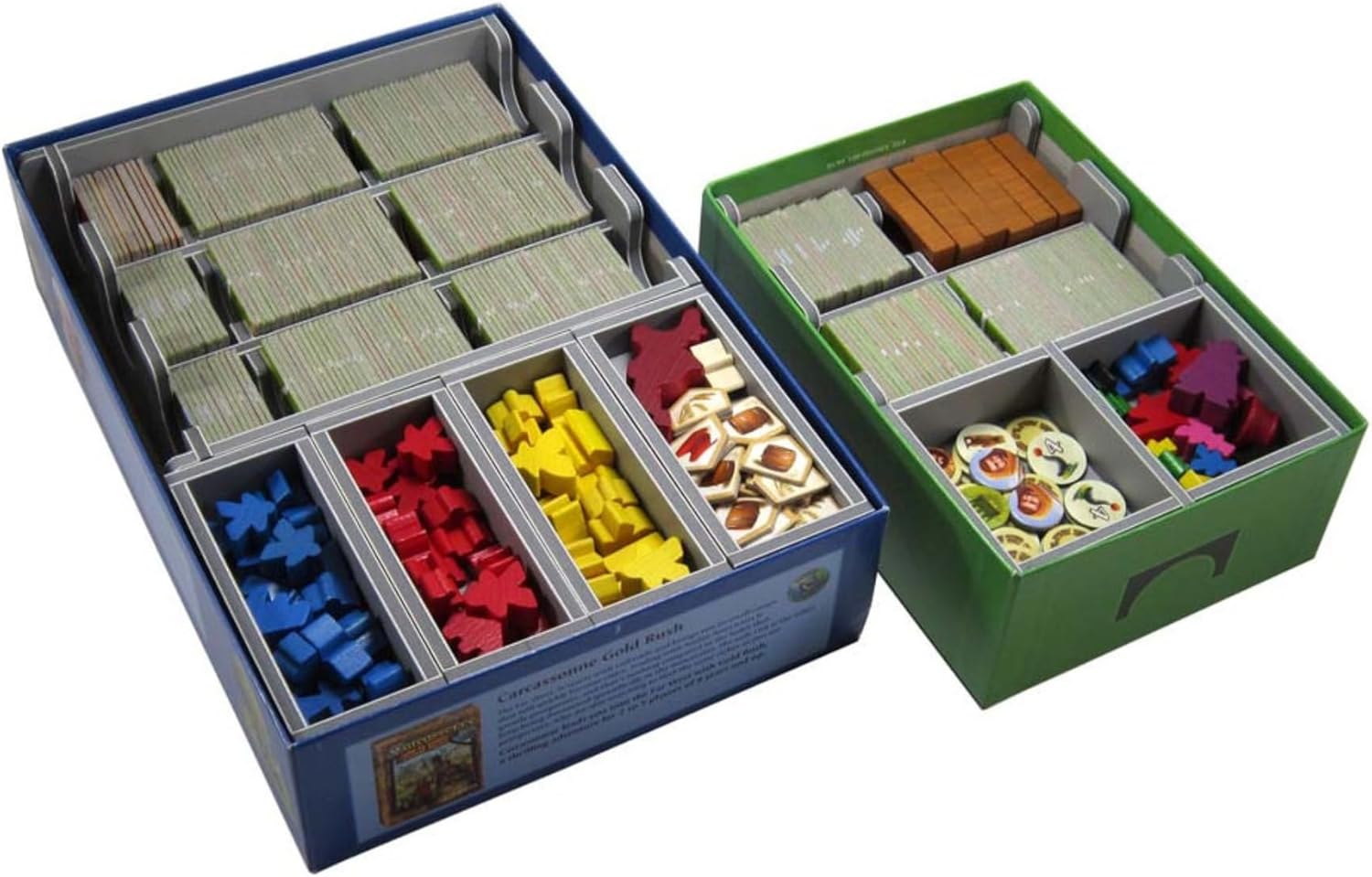 Box Insert: Carcassonne With Five Expansions - Cats In Hat Inc.