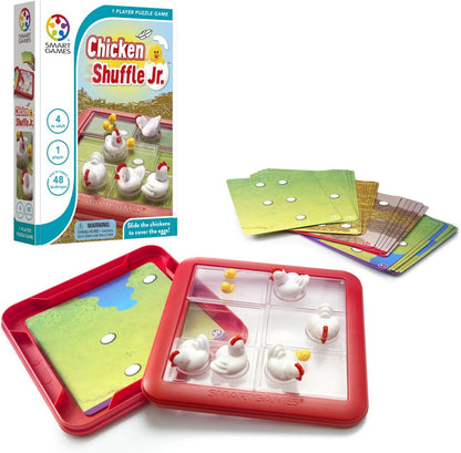 SmartGames Chicken Shuffle Jr. Skill-Building Travel
