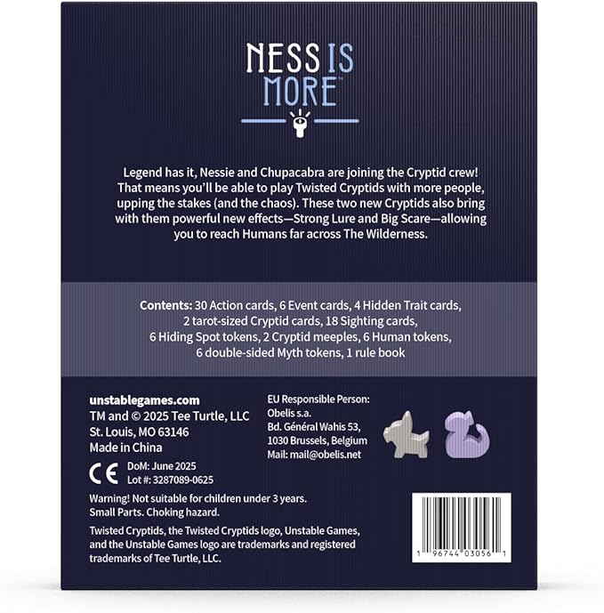 Twisted Cryptids: Ness Is More Expansion