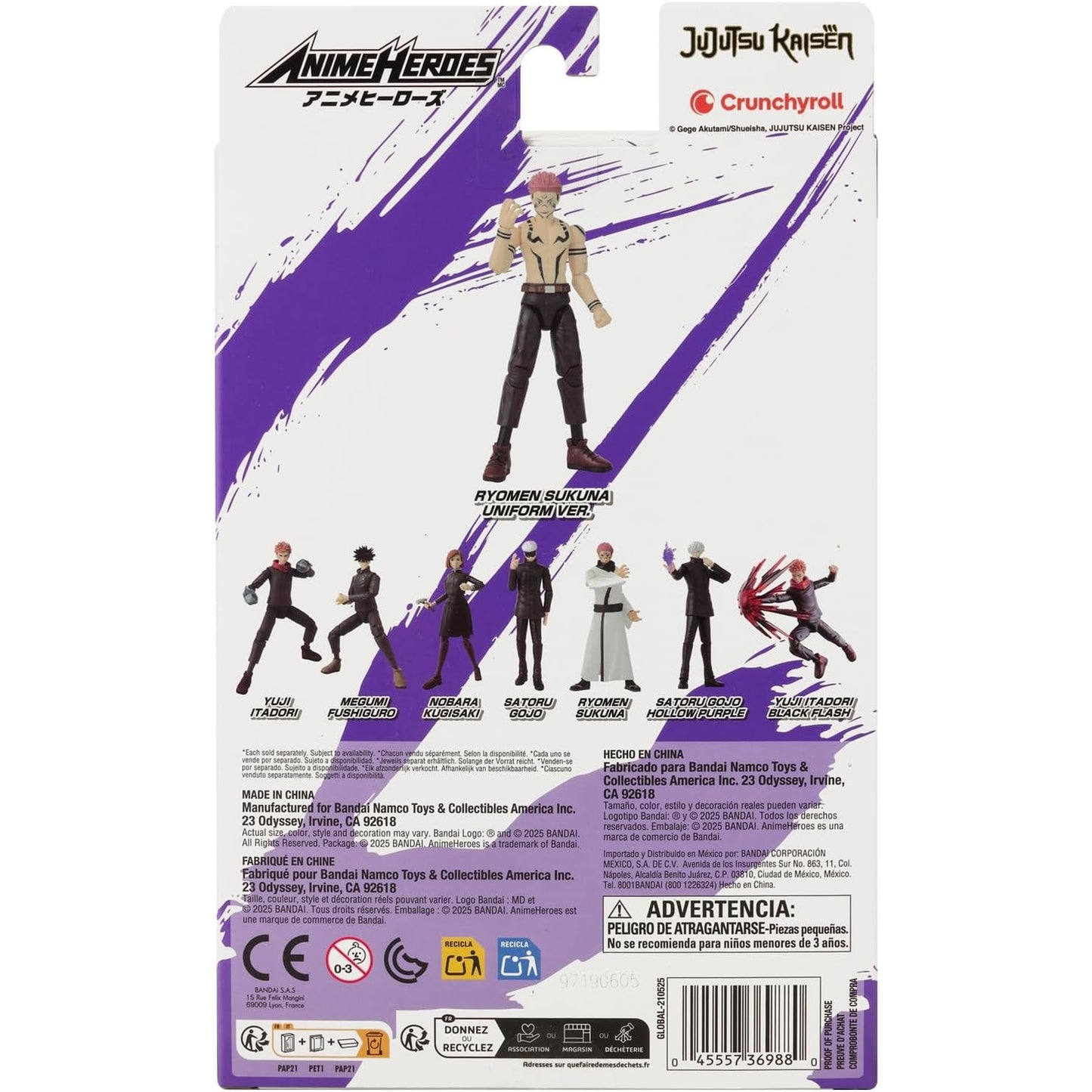 Animeheroes Jujutsu Kaisen Ryomen Sukuna Uniform V