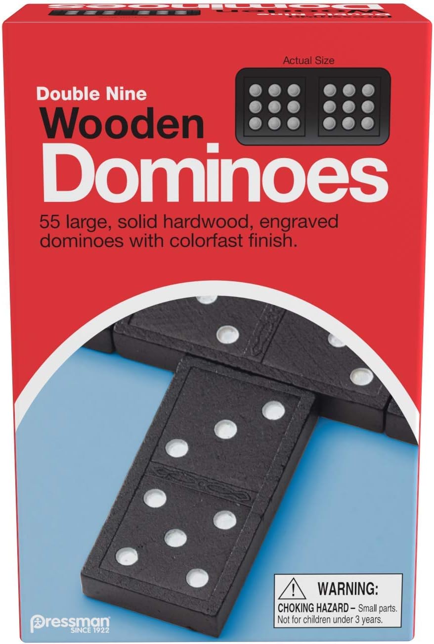 Double Nine Wooden Dominoes