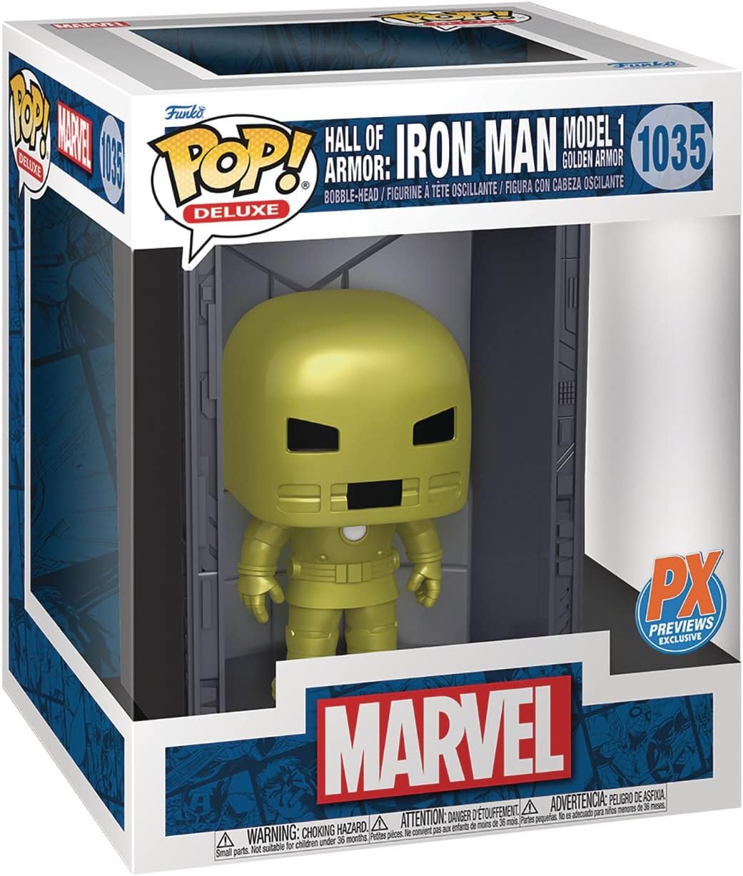 Funko Pop! Marvel Iron Man - Deluxe Iron Man Hall Of Armor Model 1