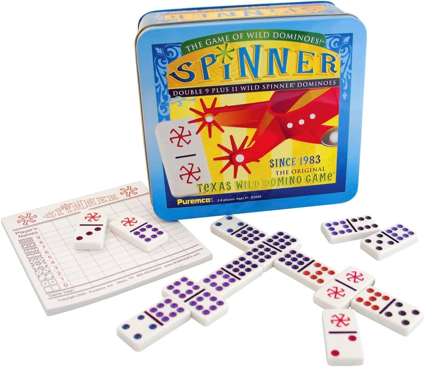 Dominoes: Spinner Double 9 - Cats In Hat Inc.