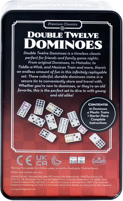 Pressman Premium Classics: Double 12 Dominoes