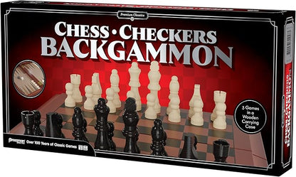 Pressman Premium Classics: Chess/Checkers/Backgammon