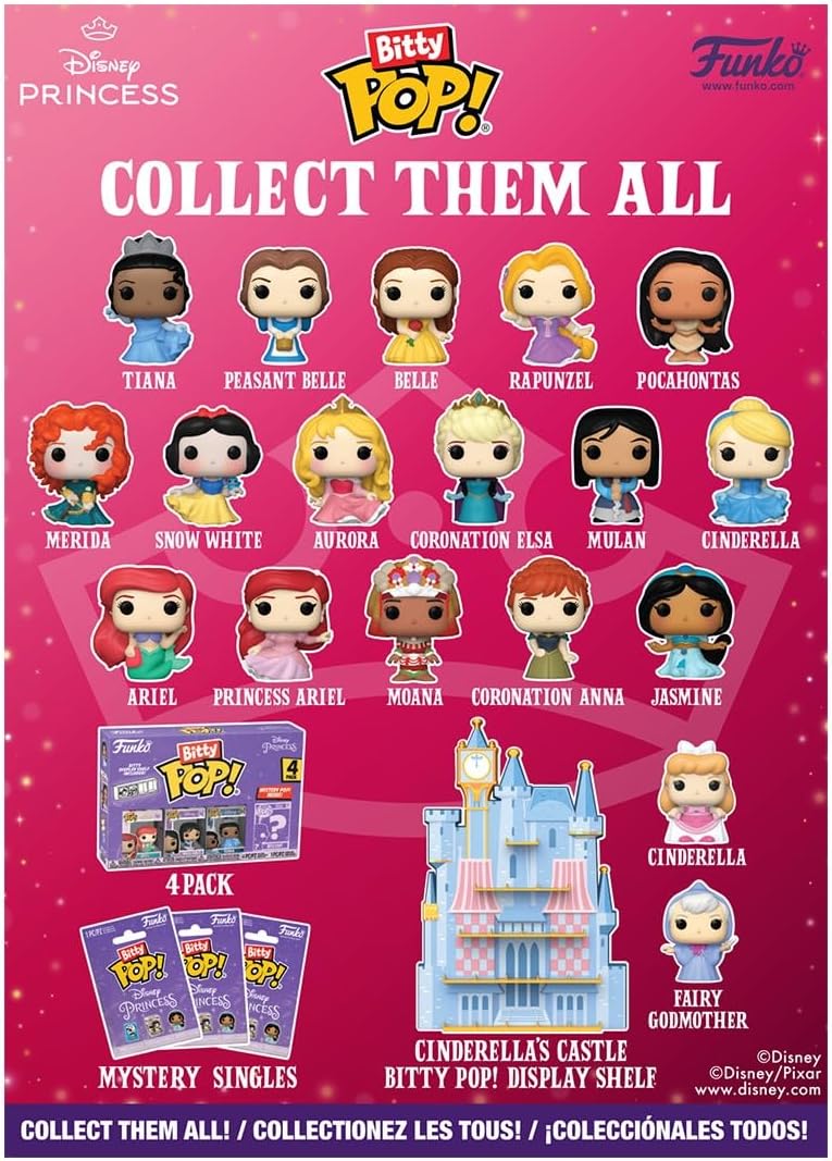 Funko Pop! Bitty Countdown Calendar Disney Princess - 24 Days of Surprises