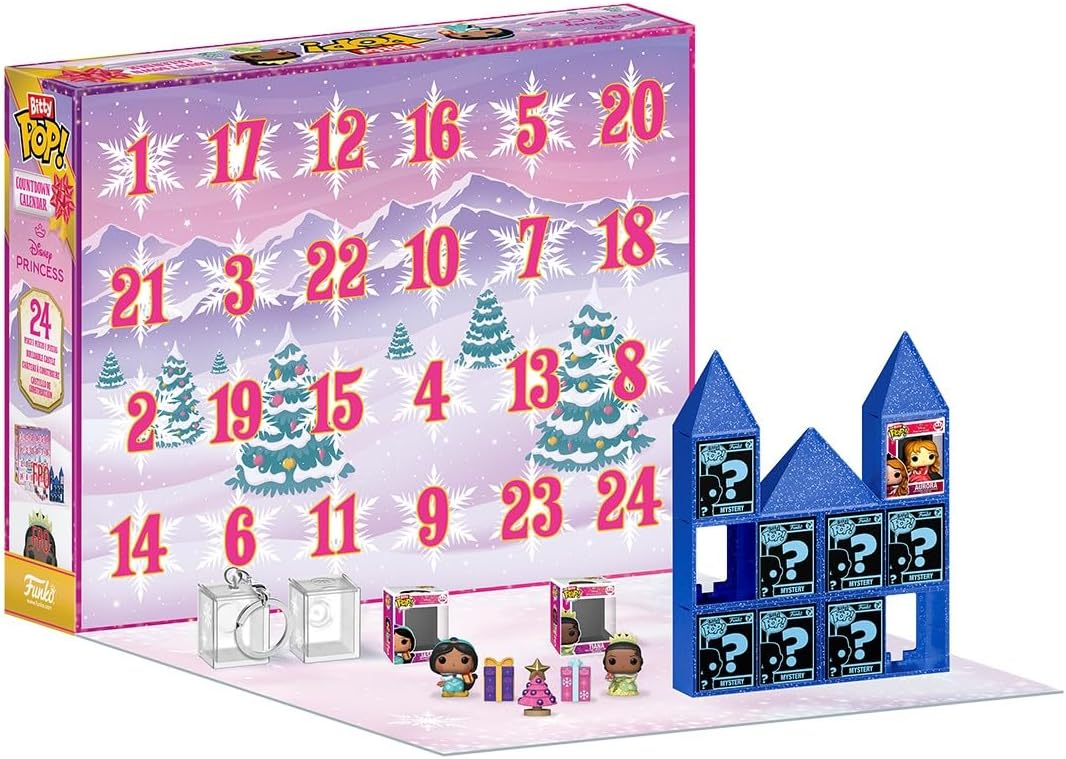 Funko Pop! Bitty Countdown Calendar Disney Princess - 24 Days of Surprises