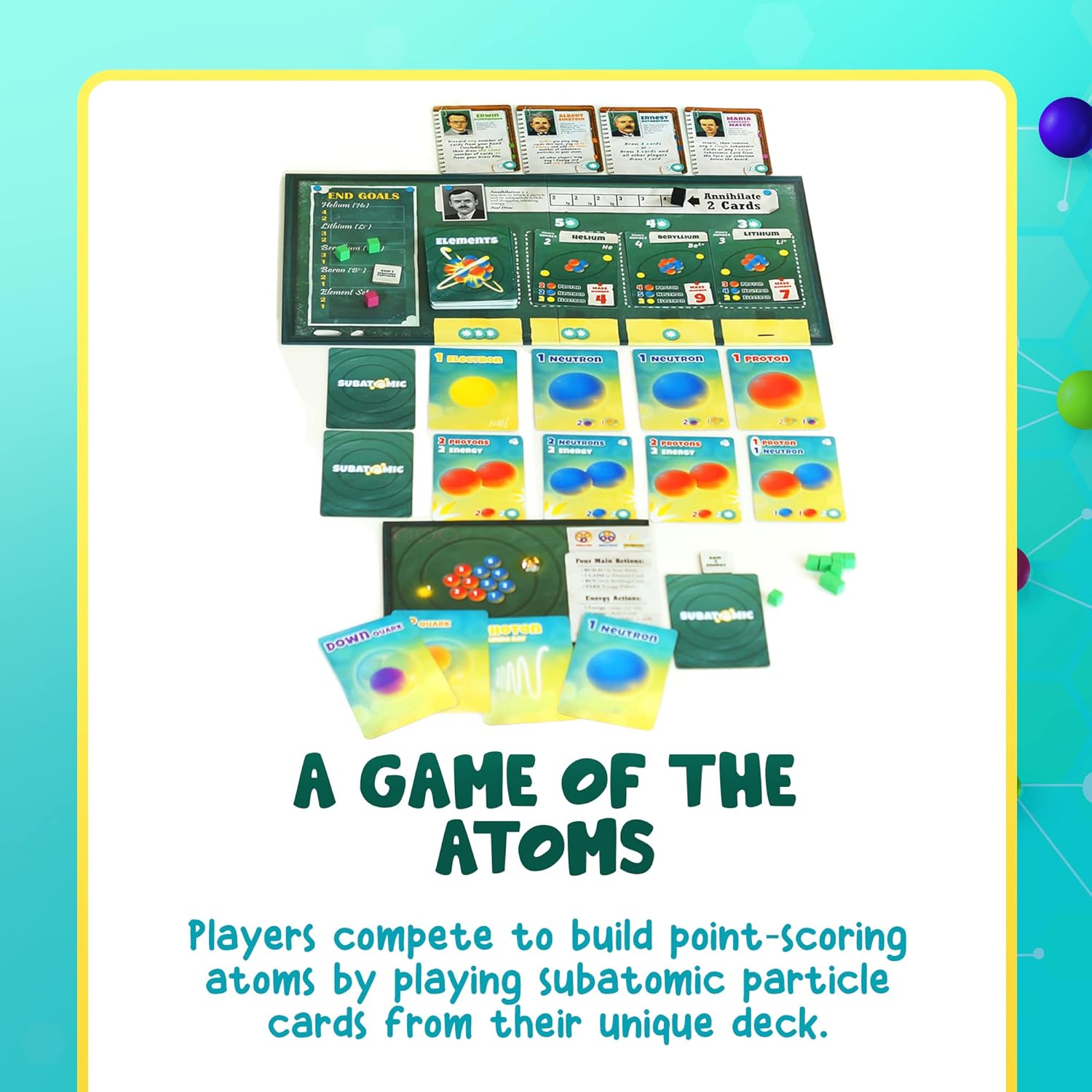 Subatomic: An Atom Building Game 2nd Edition