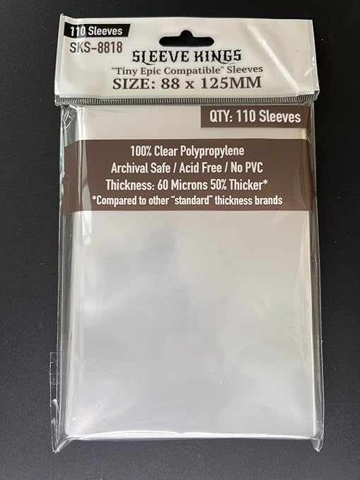 Deck Protector: Tiny Epic Compatible Sleeves 88 X 125mm (110)