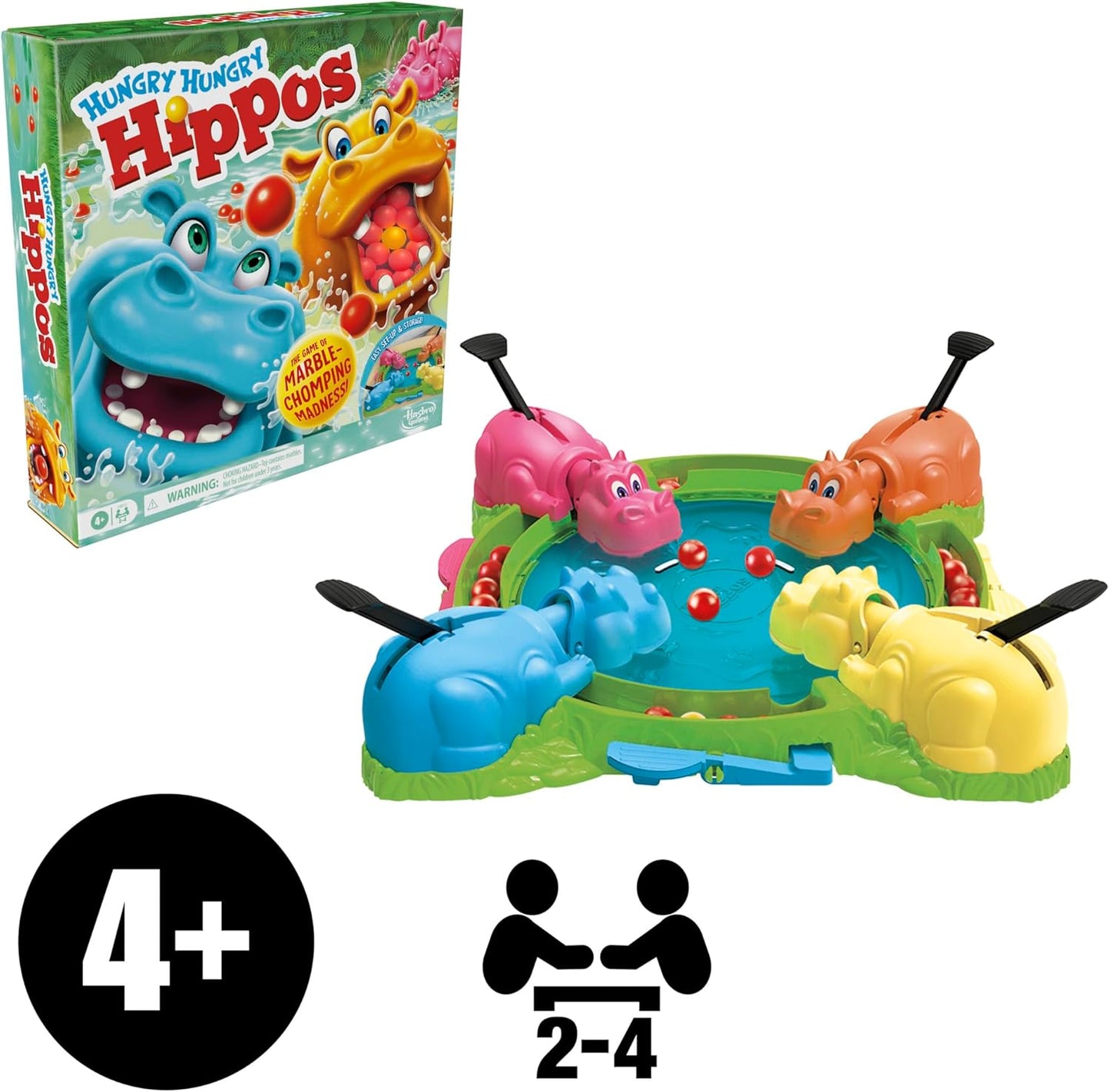 Hungry Hungry Hippos Refresh - Cats In Hat Inc.