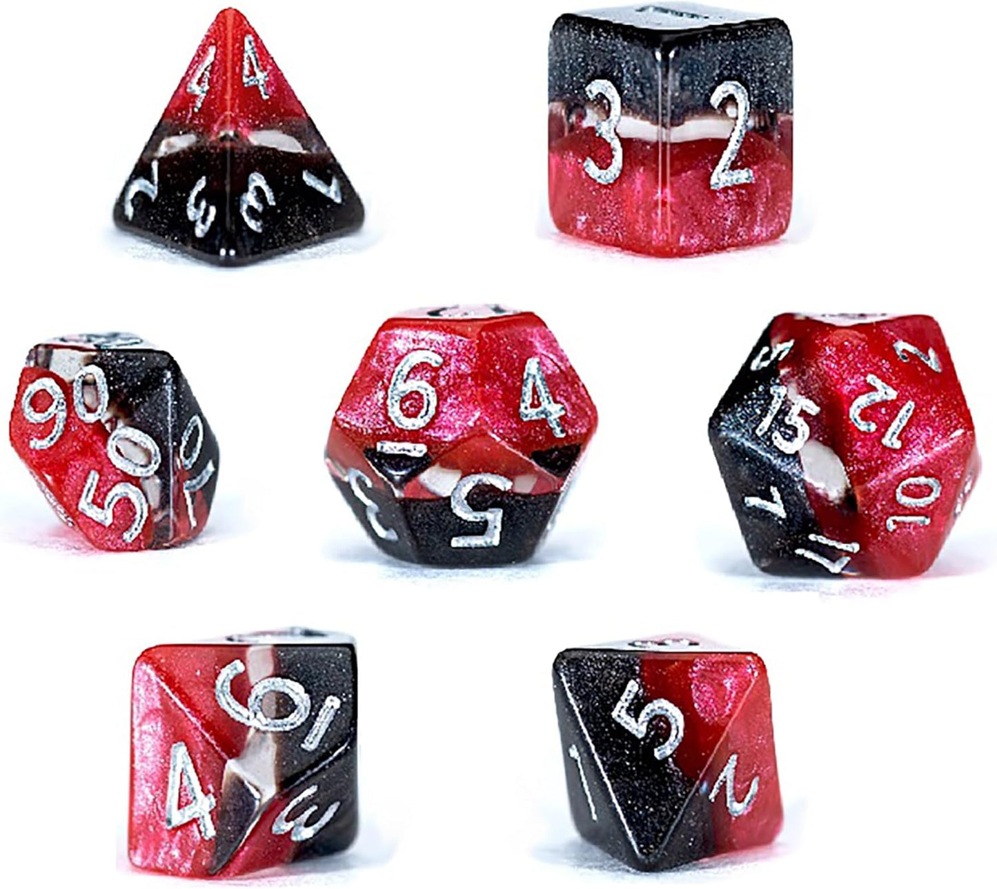 7-Set: Mighty Tiny Dice: Lava Rocks