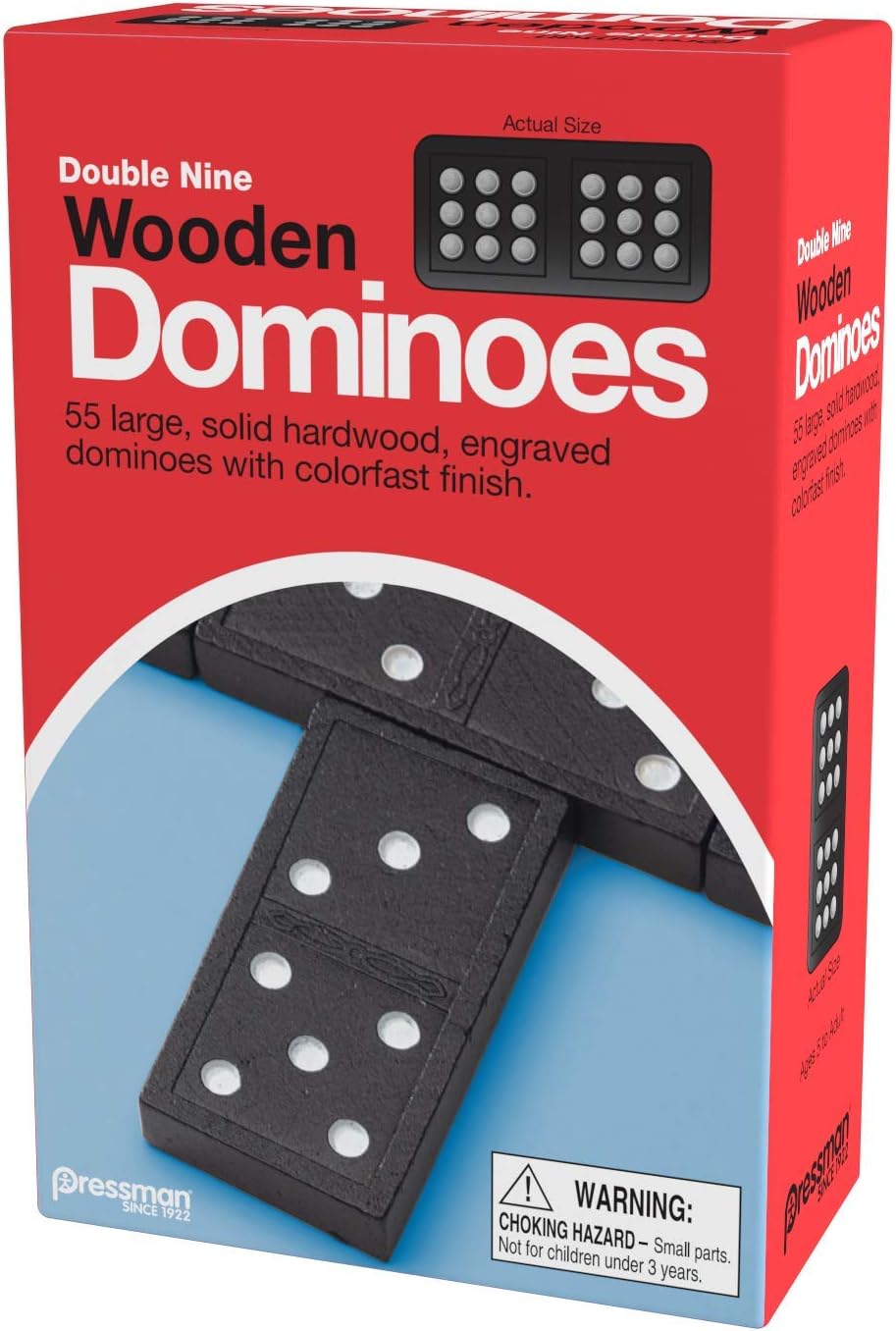 Double Nine Wooden Dominoes