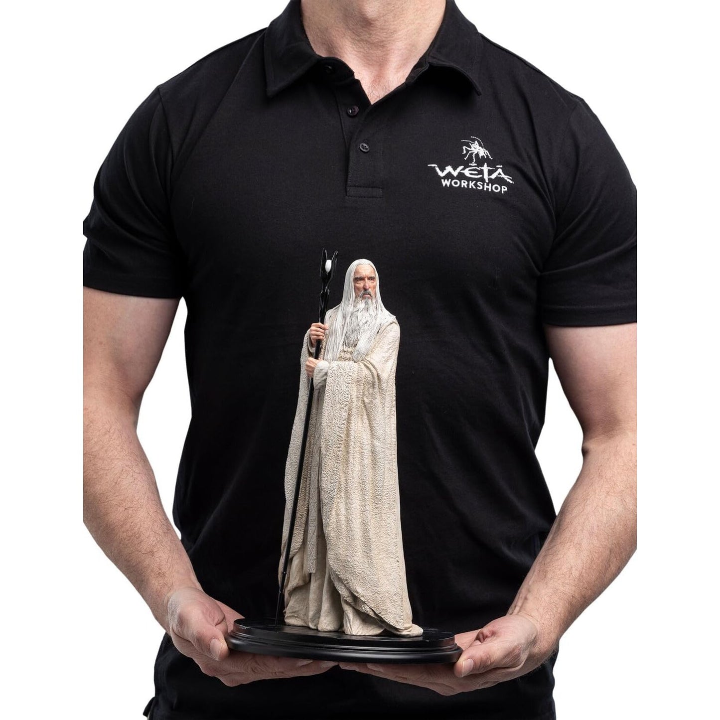 Lotr - Saruman The White Classic Series Polystone