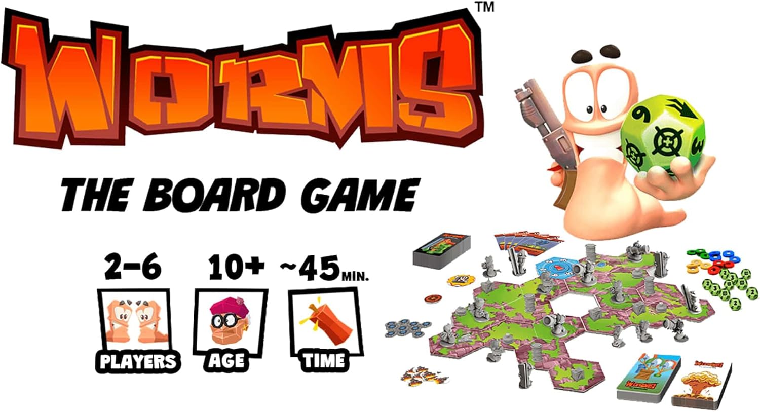 Worms: The Board Game By Mantic Entertainment