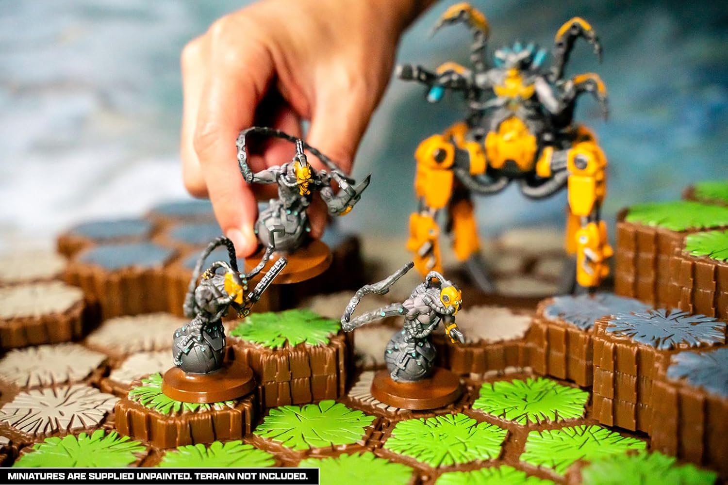 Heroscape: Revna’s Rebuke: Iron Lich Viscerot and Necrotech Wraithriders Army Expansion By Renegade Game Studios