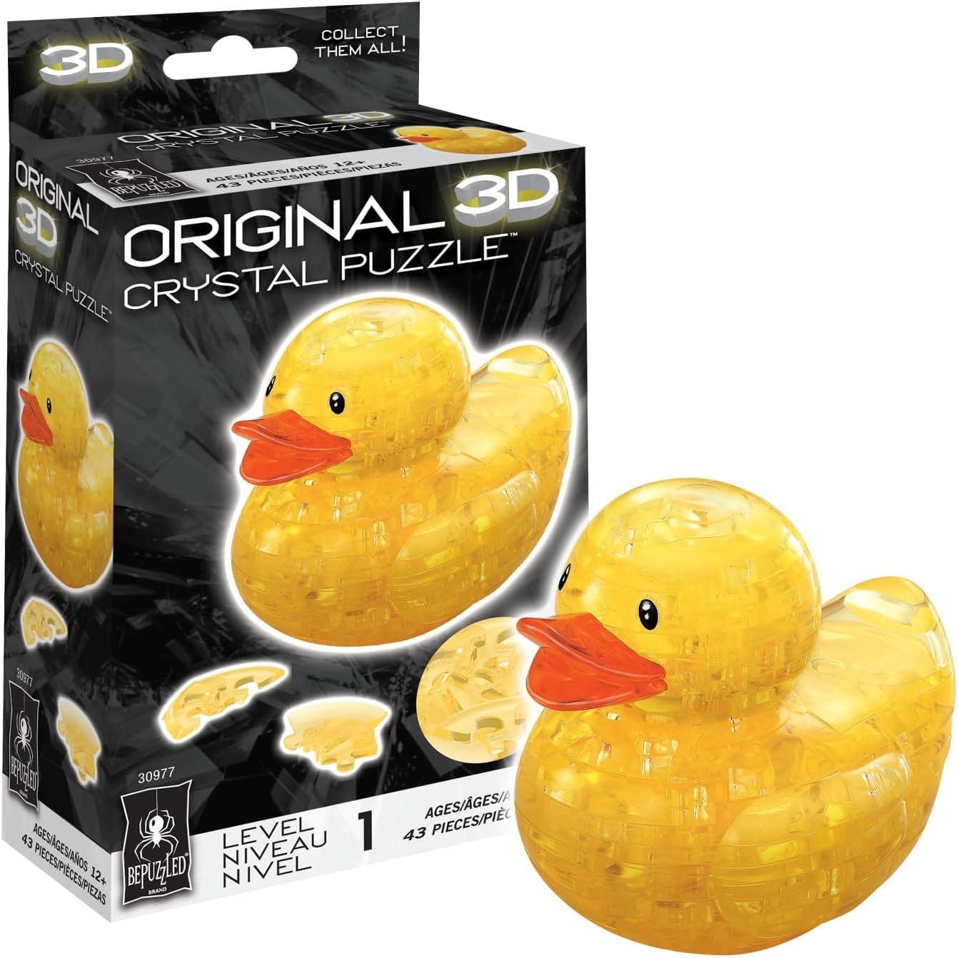 Puzzle: 3D Crystal: Rubber Duck