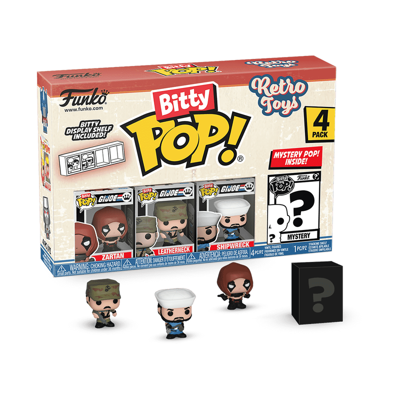 Funko Bitty Pop! Retro Toy - Gi Joe 4 Pack
