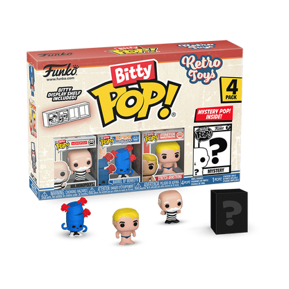 Funko Bitty Pop! Retro Toy - Mr Monopoly 4 Pack