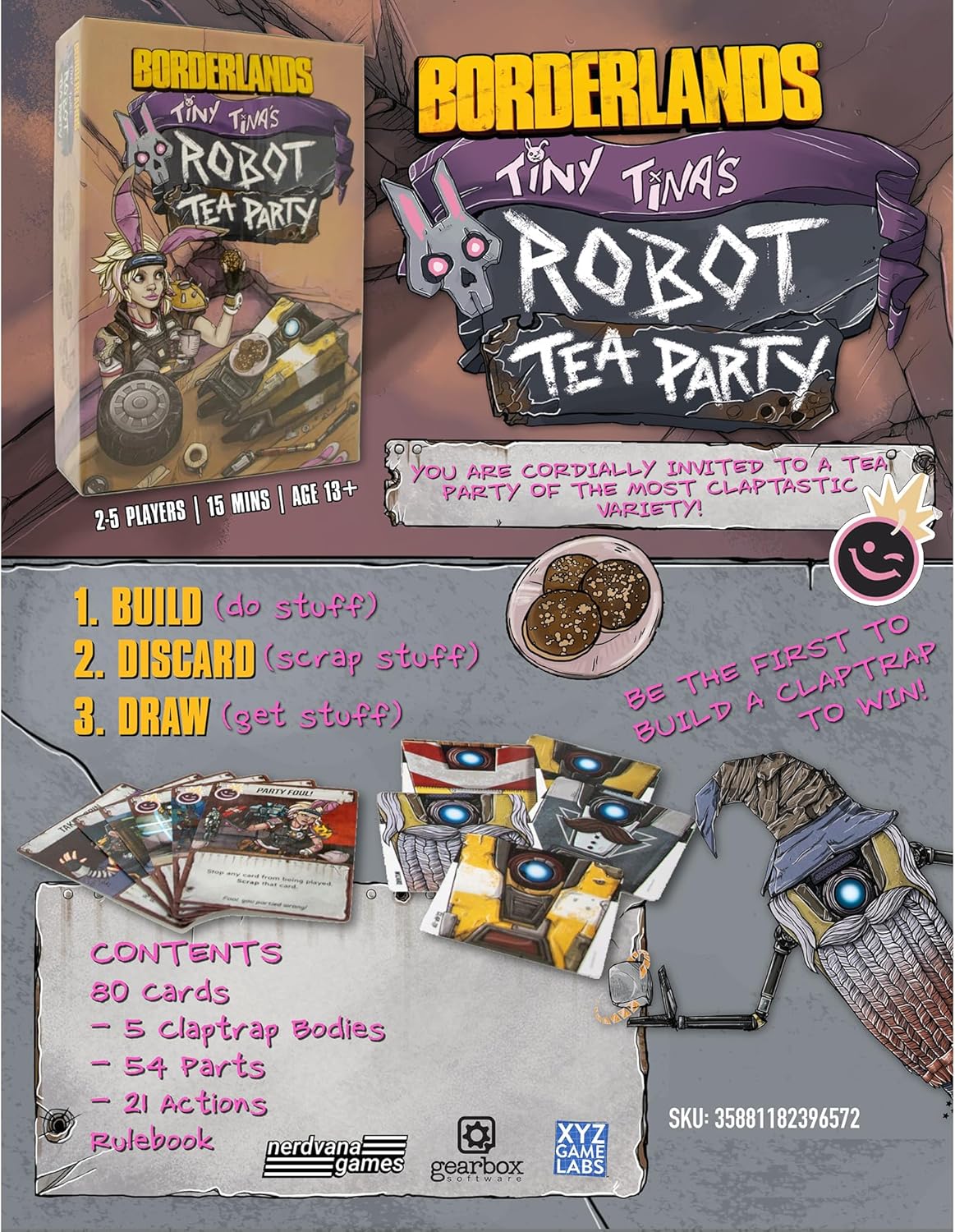 Borderlands: Tiny Tina's Robot Tea Party By Nerdvana Games