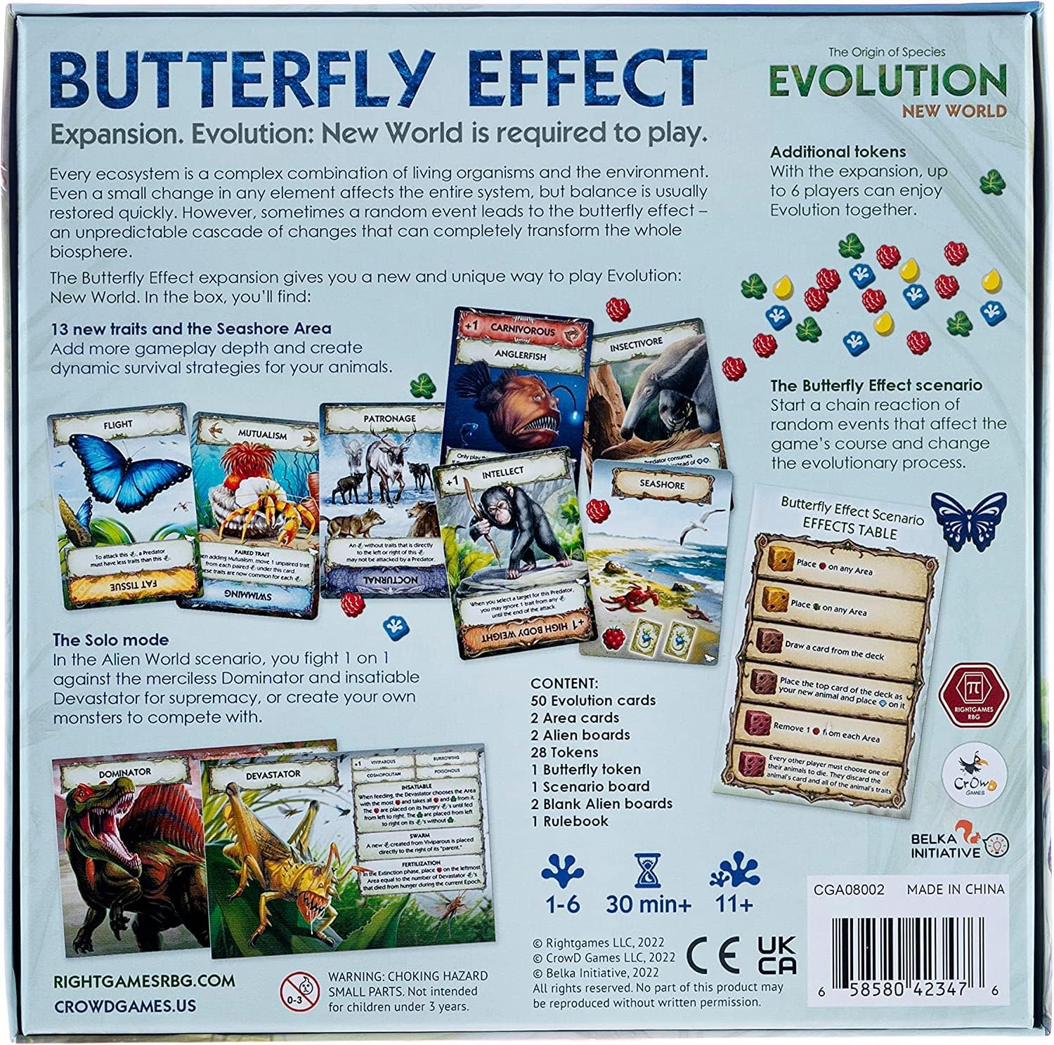 Evolution: Butterfly Effect