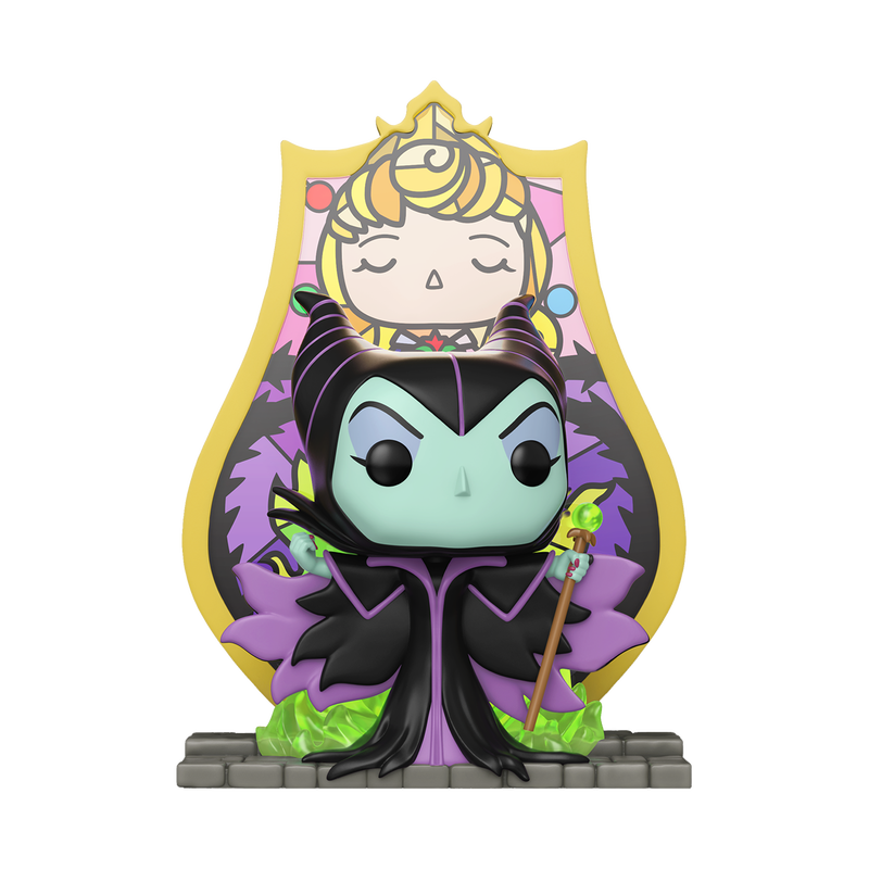Funko Pop! Disney - Deluxe Maleficent (Princess Aurora Stained Glass)