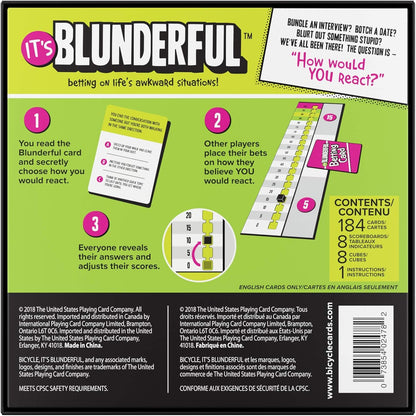 Bicycle It's Blunderful - Games Party Games - Card Game