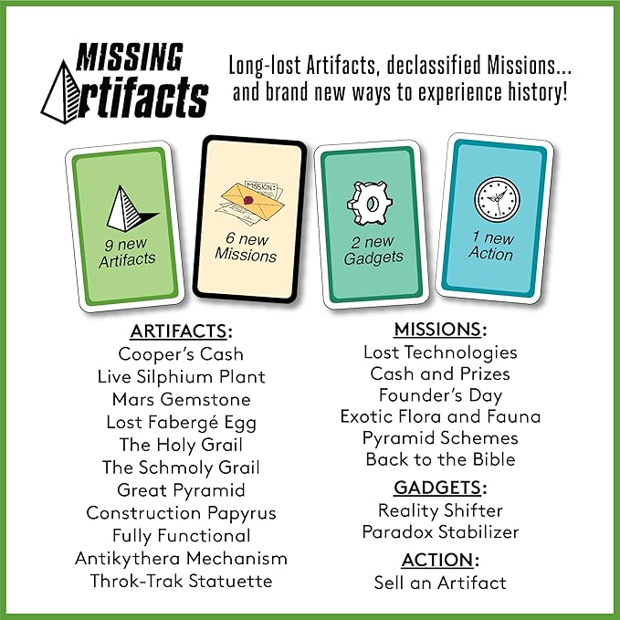 Chrononauts: Missing Artifacts Expansion