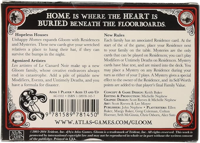 Gloom 2nd Edition: Unhappy Homes