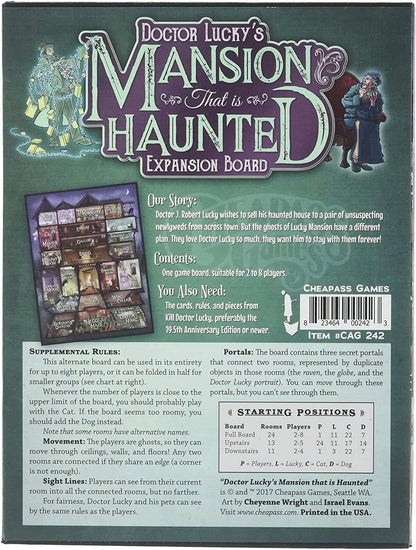 Doctor Lucky's Mansion That Is Haunted Expansion Board - Cats In Hat Inc.