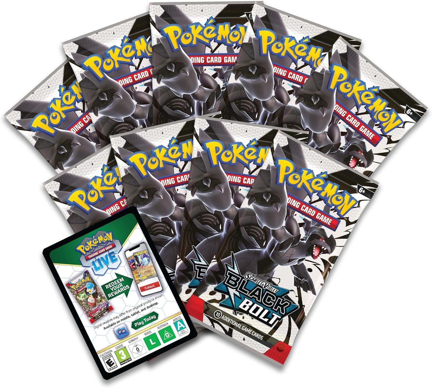 Pokémon TCG: Scarlet & Violet 10.5: Black Bolt Elite Trainer Box (PREORDER)