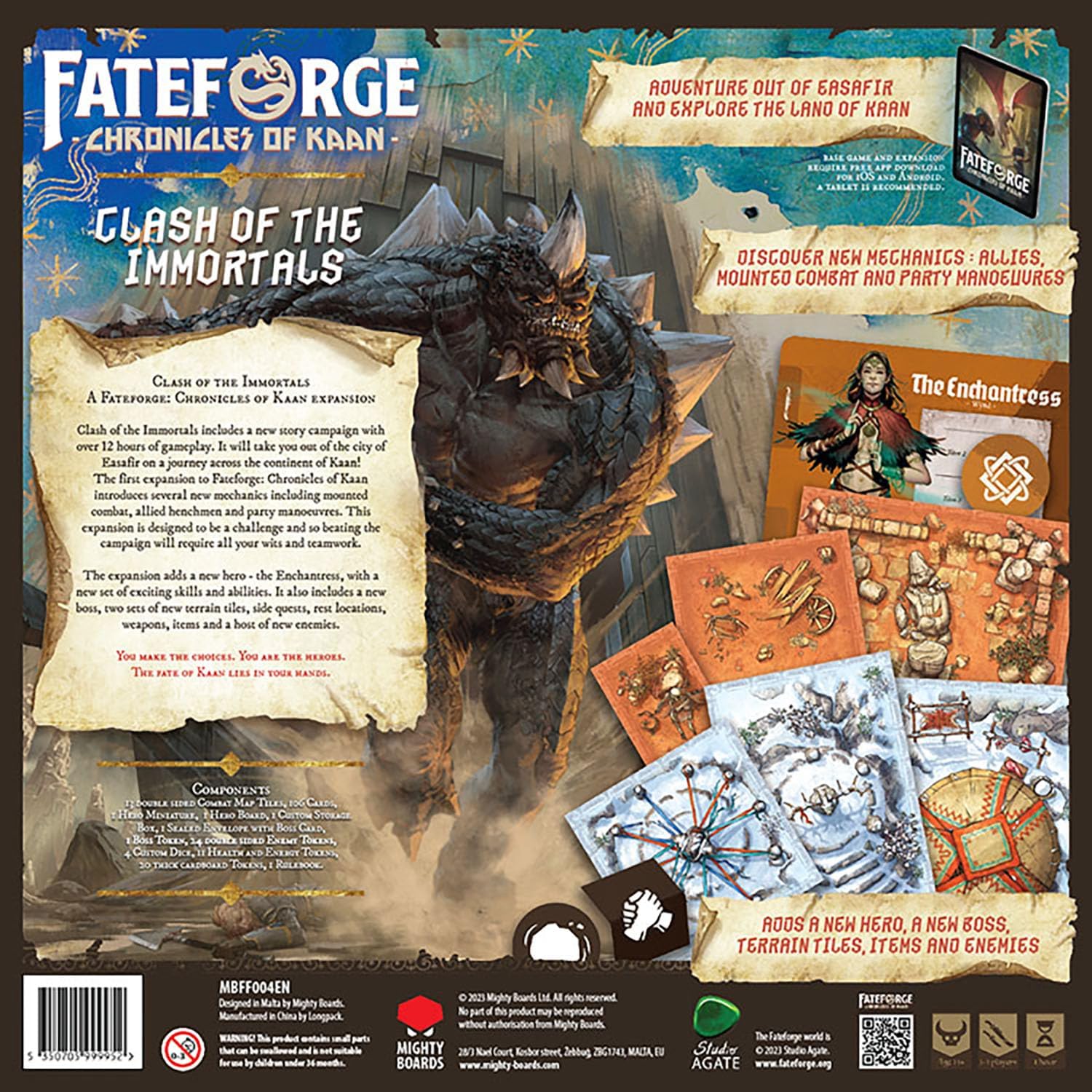Fateforge: Clash of the Immortals Expansion By Mighty Boards