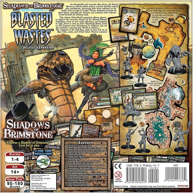 Shadows Of Brimstone: Other Worlds: Blasted Wastes Deluxe Expansion