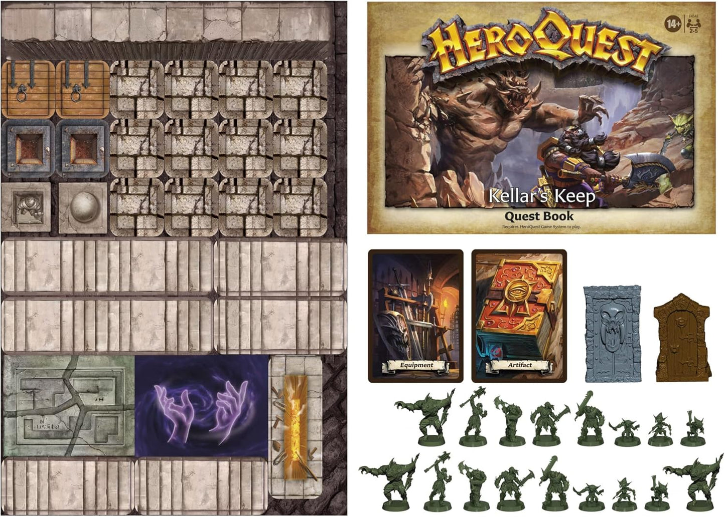 HeroQuest: Kellar's Keep Expansion - Cats In Hat Inc.