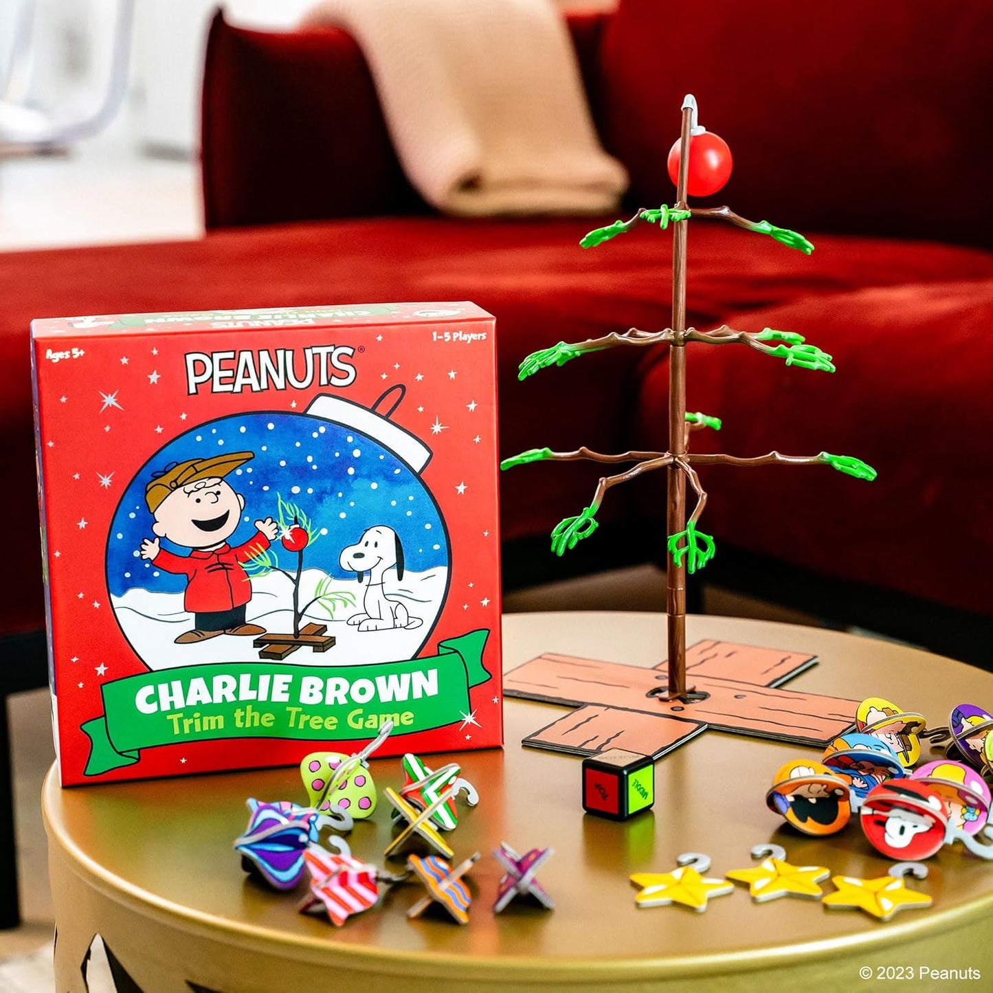 Charlie Brown Trim The Tree Game - Cats In Hat Inc.