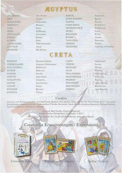 Concordia: Aegyptus / Creta