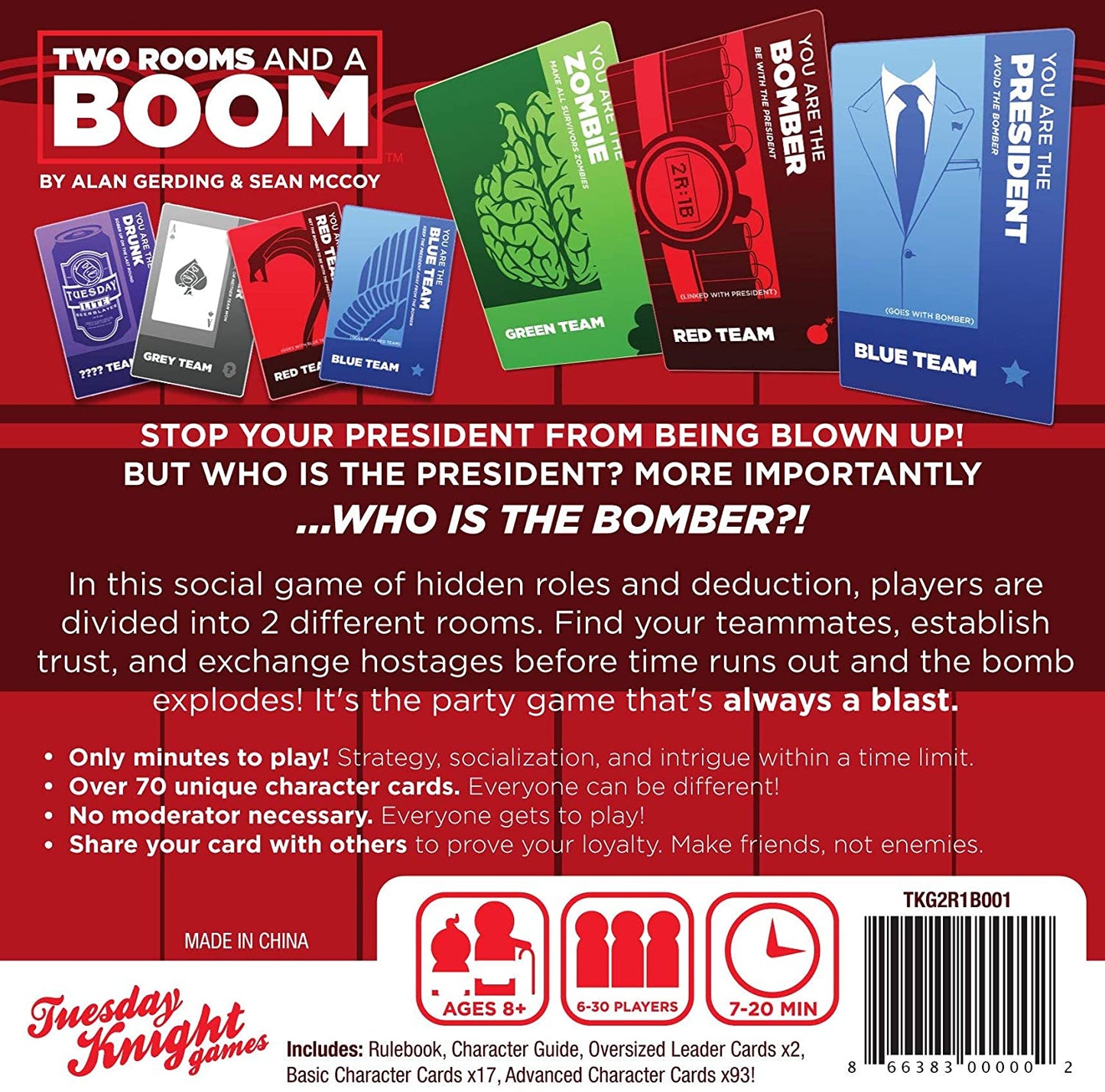 Two Rooms and a Boom By Tuesday Knight Games