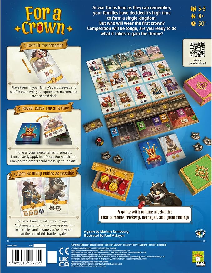 For A Crown board game