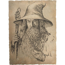 Hobbit: Art Print - Portrait Of Gandalf The Grey