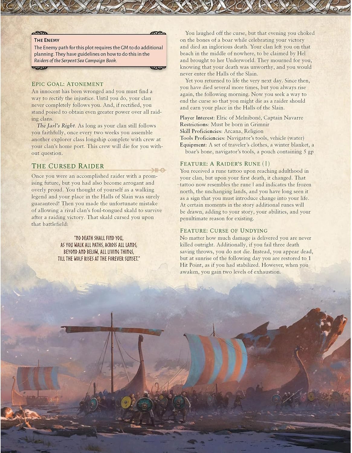 D&D 5E: Raiders Of The Serpent Sea: Player's Guide
